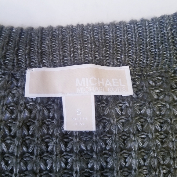 🌸 Michael Kors | Soft Olive Cardigan Sweater  Small - Picture 6 of 10